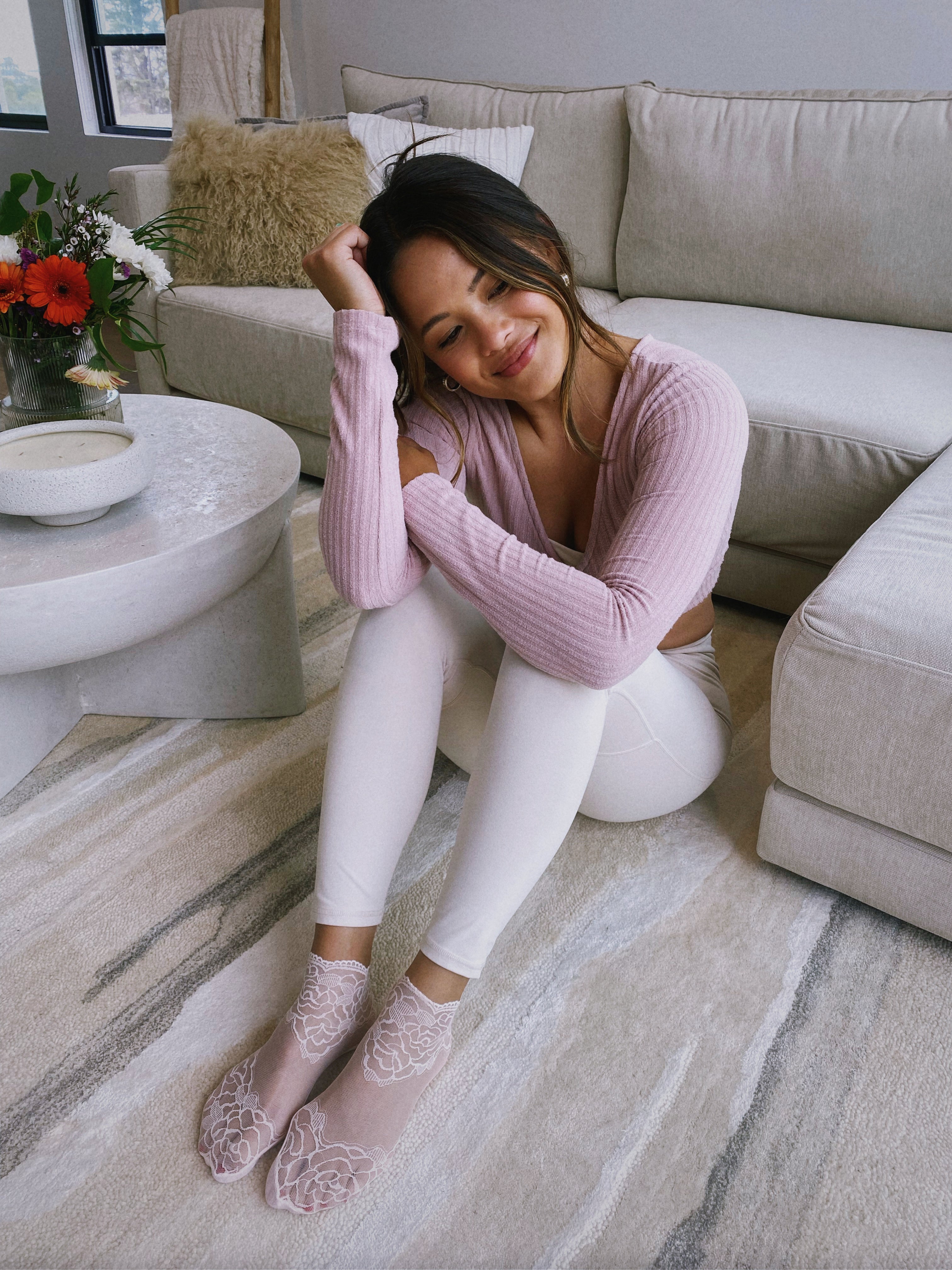 The Diaphany Lace Socks