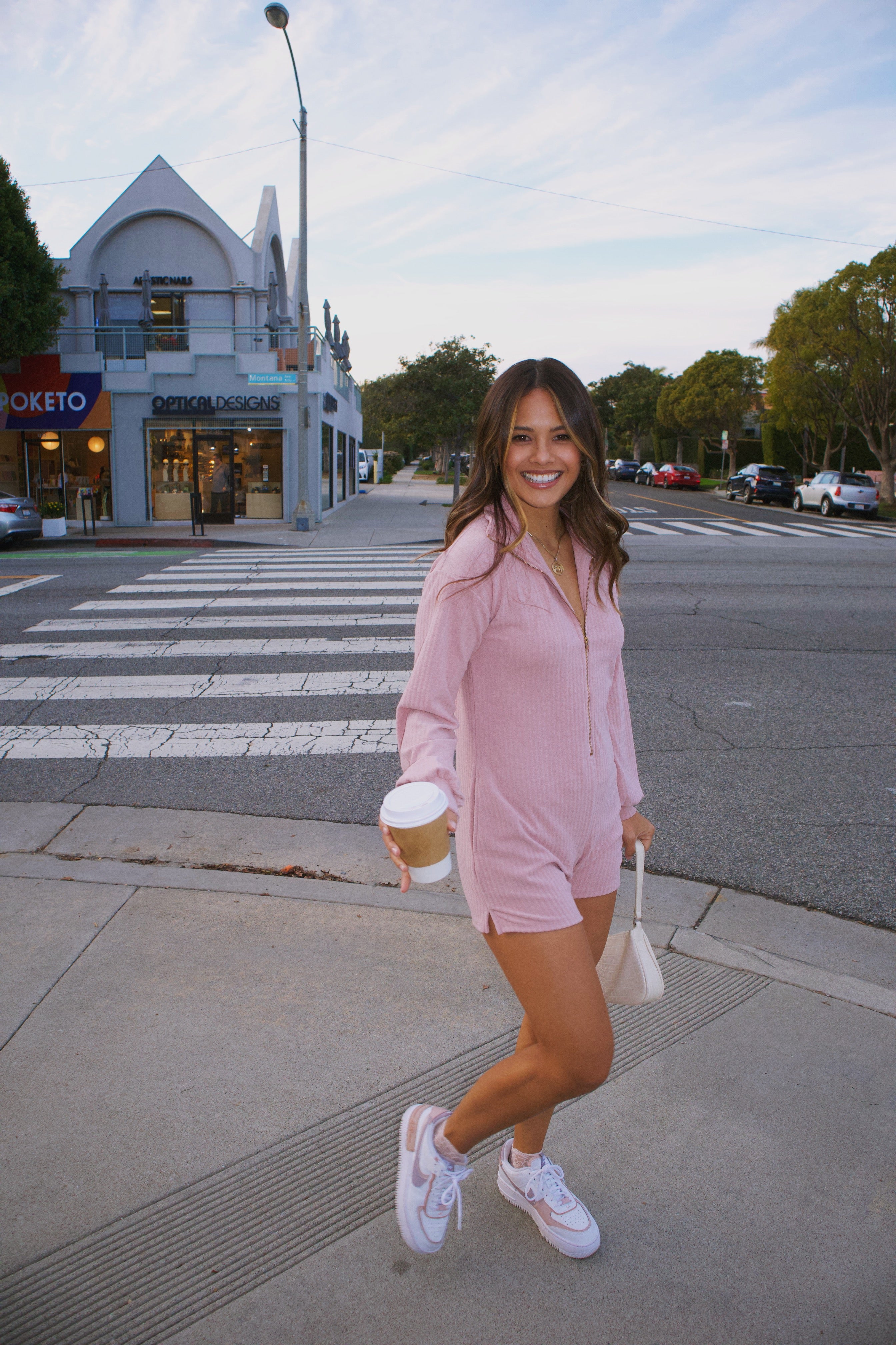 The One Romper in Rose Mauve