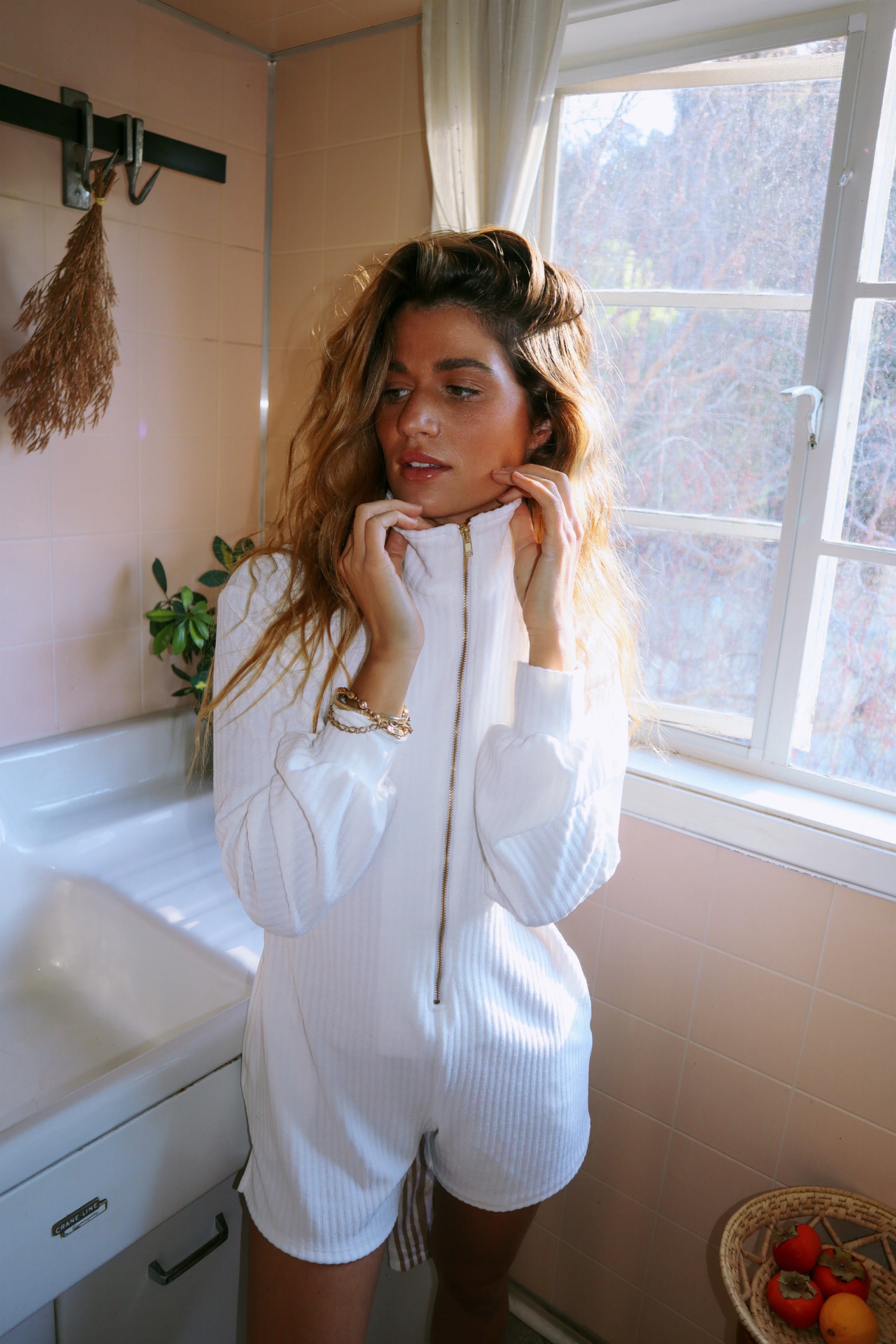The One Romper in Ivory